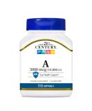 21st Century Vitamin A 3000 mcg (10000 IU) 110 Softgels - Buy Online on GoSupps.com