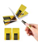 Menyiyds 200 Self-Adhesive Nail Templates - Gel Nail Extension & Styling Gold Templates for Perfect Designs - Buy Online on GoSupps.com