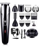 Buy KouRy Men's Hair Clipper - Professional USB Rechargeable Cordless Trimmer & Grooming Kit with LED Display - International Shipping Available - Buy Online on GoSupps.com