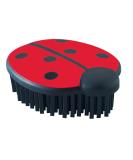 HUNTER Ladybug Brush - Flexible Rubber Bristles for Effortless Pet Hair Removal | 10 cm | International Shipping Available - Buy Online on GoSupps.com