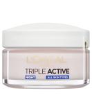 L'Or al Paris Triple Active Night Cream 50ml - Hydrating & Nourishing Formula - Buy Online on GoSupps.com