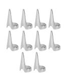 Hair Separation Selection Tool Set - 10 Alloy Partition Rings for Braiding Highlighting Weaving & Coloring | Home Salon Essentials - Buy Online on GoSupps.com