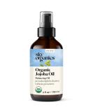 Sky Organics Organic Jojoba Oil for Face | 100% Pure & Cold-Pressed | Lightweight Hydration for Oily & Blemish-Prone Skin | 4 fl. oz - Buy Online on GoSupps.com