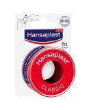 Hansaplast fixing plaster classic (5 m x 2.5 cm) tape tape for easy and safe fixation of wound bandages staple paving roll with strong adhesive.1 piece (1 Pack) - Buy Online on GoSupps.com