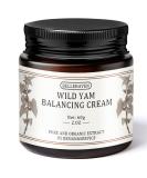 Organic Wild Yam Cream for Hormone Balance | Natural Lavender Scent | PMS & Menopause Relief | 2oz - All Skin Types - Buy Online on GoSupps.com