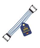 Best Sporting Expander Fitness 15-25 KG | 5 Resistance Training Bands for Full Body Workout | Ideal Strength Training Tapes | 86.5 x 12.5 cm - Blue (20kg) - Buy Online on GoSupps.com