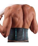 Adjustable Lumbar Lower Back Brace - Pain Relief Support Belt for Heavy Lifting & Herniated Disc - Unisex Black 40 IN - Buy Online on GoSupps.com