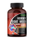 Premium Horny Goat Weed 8650mg with Tribulus Terrestris, Panax Ginseng, Ashwagandha Root, Maca Root - Energy Booster & Memory Support - 90 Count 3-Month Supply - Buy Online on GoSupps.com