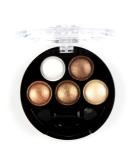 Mallofusa Metallic Shimmer Eyeshadow Palette - Golden Frenzy (5 Colors) - 4.7oz - Buy Online on GoSupps.com