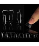 550 Pieces C-Curve Gel Nail Tips - Half-Cover French Fake Nails 11 Sizes for Art Nails - Perfect for Nail Enhancements - Buy Online on GoSupps.com