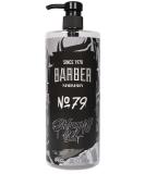 Barber Marmara Razing gel Men No.79 - Men's razor gel Transparent 1000ml - Shaving gel men - precise shave of the beard contours - does not foam - cools the skin - with pump donor - beard care - Buy Online on GoSupps.com