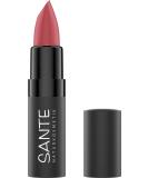 Sante natural cosmetics matte lipstick 06 Bright Papaya lipstick matt effect with organic cocoa butter intensive color pigmentation 4 5g 06 Bright papaya 4.5 g (1 Pack) - Buy Online on GoSupps.com