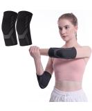 Elbow Support Brace for Men & Women | Compression Sleeve for Tennis & Golfer's Elbow | Pain Relief for Arthritis & Tendonitis - Small Black - Buy Online on GoSupps.com