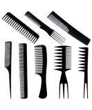 GAOHUI 8PCS Hairdressing Comb Set - Professional Barber Salon Gift Set for Men and Women - Anti-Static Coarse & Fine Toothed Combs for Styling, Teasing, and Waves - Buy Online on GoSupps.com