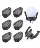 Vanknono 6 Pcs Golf Ball Pick Up Retriever Grabber, Foldable Golf Ball Pick Up Claw Sucker Put On Putter Grip - Buy Online on GoSupps.com