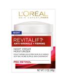 L'Oreal Paris RevitaLift Anti-Wrinkle + Firming Night Cream Moisturizer 1.7 oz - Pack of 3 - Buy Online on GoSupps.com