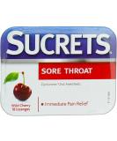 Sucrets Sore Throat Lozenges - Wild Cherry Flavor | 18 Count Each | Pack of 5 | Buy Internationally - Buy Online on GoSupps.com