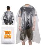 Disposable Barber Capes - 100pcs(51"x 63") Large Disposable Capes Hair Salon,Disposable Hair Cutting Capes, Perfect for Barbershop and Salon Beauty Hairdressing, Hair Dye, Perming 100 Count (Pack of 1) Transparent - Buy Online on GoSupps.com