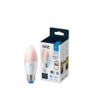 WiZ Connected Color B12 Smart WiFi Light Bulb | 2200K - 6500K + RGB 16 Million Colors | Works with Alexa, Google Assistant, Siri | No Hub Required | 1 Count - Buy Online on GoSupps.com
