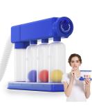 Home Use Lung Exerciser Device - Adjustable Breathing Exercise Machine for Enhanced Lung Capacity | Inhalation & Exhalation Modes - Buy Online on GoSupps.com