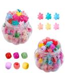 Trsnzul Mini Hair Clip Set - 100 Colorful Pearl Clips & 50 Flower Hair Accessories for All Hair Types - Perfect for Styling & DIY - Random Colors - Buy Online on GoSupps.com