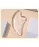 Transparent Gua Sha Facial Tool - Natural Resin Massage for Lymphatic Drainage Cellulite Reduction & Muscle Relief - Buy Online on GoSupps.com