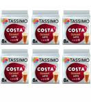 Tassimo Compatible Costa Latte Caramel Coffee Pods 16 discs - (Pack of 6 Total 96 discs 48 Drinks) - Buy Online on GoSupps.com