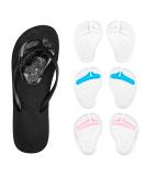 3 Pairs Foot Bone Pads for Thong Sandals | Comfort Gel Toe Post Cushion Inserts | Anti-Slip Flip-Flop Protectors - Buy Online on GoSupps.com