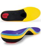 VALSOLE Heavy Duty Support Pain Relief Orthotics - 220+ lbs Plantar Fasciitis High Arch Support Insoles for Men Women, Flat Feet Orthotic Insert, Work Boot Shoe Insole, Absorb Shock with Every Step MEN 11-11 1/2 | WOMEN 13-13 1/2--(295mm) Blue-xva227 - Buy Online on GoSupps.com