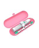 Poketech Travel Case for Electric Toothbrushes Premium Pink with 1 Handle & 2 Brush Heads International Shipping Available - Buy Online on GoSupps.com