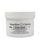 Sugarflair White Extra Maximum Concentrated Food Colouring Paste - 400g (Pack of 1) | Ideal for Sugar Paste, Flowerpaste, Buttercream, Royal Icing & More - Buy Online on GoSupps.com
