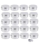 Buy Aluminum Travel Cream D schen - 20 Pack 30ml Containers for Creams Lotions Masks Nail Art & Mini Candles - International Shipping Available - Buy Online on GoSupps.com