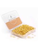 BEADNOVA 6mm Gold Open Jump Rings for Keychains & Necklace Repair (300Pcs) - Buy Online on GoSupps.com