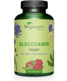 Vegan Glucosamine Complex Vegavero | with Chondroitin MSM Devil's Claw and VIT C | NO Additives Lab-Tested | Joint Pain Relief | 180 Capsules - Buy Online on GoSupps.com