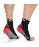 Rymora Plantar Fasciitis Support Socks -Large Arch Heel and Ankle Compression Socks -Flexible Foot Support Socks for Men and Women -Black Black (One Pair) Large: 25-29cm arch circumference - Buy Online on GoSupps.com