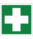 pubblimania First Aid Box PVC robust self-adhesive for indoor and outdoor use (Cm 12x12) - Buy Online on GoSupps.com