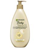 Garnier Nourishing oil milk/body oil with 4 valuable oils: argan macadamia almond rose for dry skin greases do not stick Oil beauty 1 Pack- 400ml 400 ml (1-pack) nourishing oil milk - Buy Online on GoSupps.com