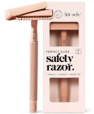 Kitsch Perfect Glide Safety Razor - Metal Handle with 5 Supply Blades | Reusable Single Blade Razor for Women - Buy Online on GoSupps.com