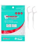 100 Dental Floss Toothpicks for Teeth Cleaning | Floss Picks - Pack of 100 - Buy Online on GoSupps.com