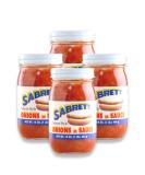 Sabrett Pushcart Style Onions in Sauce 16 oz - Pack of 4 Jars - Buy Online on GoSupps.com