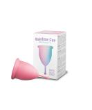 Rainbowcup menstrual cup made of medical silicone different colors size and color selectable crescent moon size 1 violet blue Taglia 1 semitonica - Buy Online on GoSupps.com