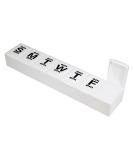 XXL AM - PM Weekly Pill Organizer with Braille - Easy Medication Management for All - Buy Online on GoSupps.com