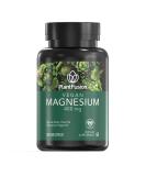 PlantFusion Vegan Magnesium 400mg Dietary Supplement- Muscle, Bone, Heart & Relaxation Support- 90 Vegan Capsules - Buy Online on GoSupps.com
