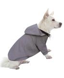 Shop Hualisiji Dogs Hoodie - Lightweight & Warm Sweatshirt for Small Dogs | Soft Gray Chihuahua Sweater - Buy Online on GoSupps.com