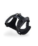 lionto dog harness padded anti-pull harness reflective safety harness adjustable size S black S Black - Buy Online on GoSupps.com