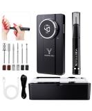 Professional Portable 40000RPM Nail Drill Machine for Acrylic Nails Black - Buy Online on GoSupps.com