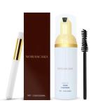 Foaming Lash Shampoo & Brush | Eyelash Cleanser & Makeup Remover | 50ml Lash Care - International Shipping - Buy Online on GoSupps.com