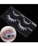 White False Eyelashes Halloween White Eye lashes Extension Tools Anime Cosplay Makeup Natural Looking Masquerade Party Eyelashes(White) A01-White 2 Pairs(Upper&Bottom) - Buy Online on GoSupps.com