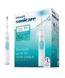 PHILIPS Sonicare 2 Series Plaque Control White Electric Toothbrush + Black Cleaning Cloth - Buy Online on GoSupps.com