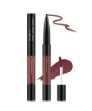 2 In 1 Matte Lip Gloss & Lip Liner - Waterproof Highly Pigmented Quick Drying Dual-Ended Lip Sticks #009 - International Shipping Available - Buy Online on GoSupps.com